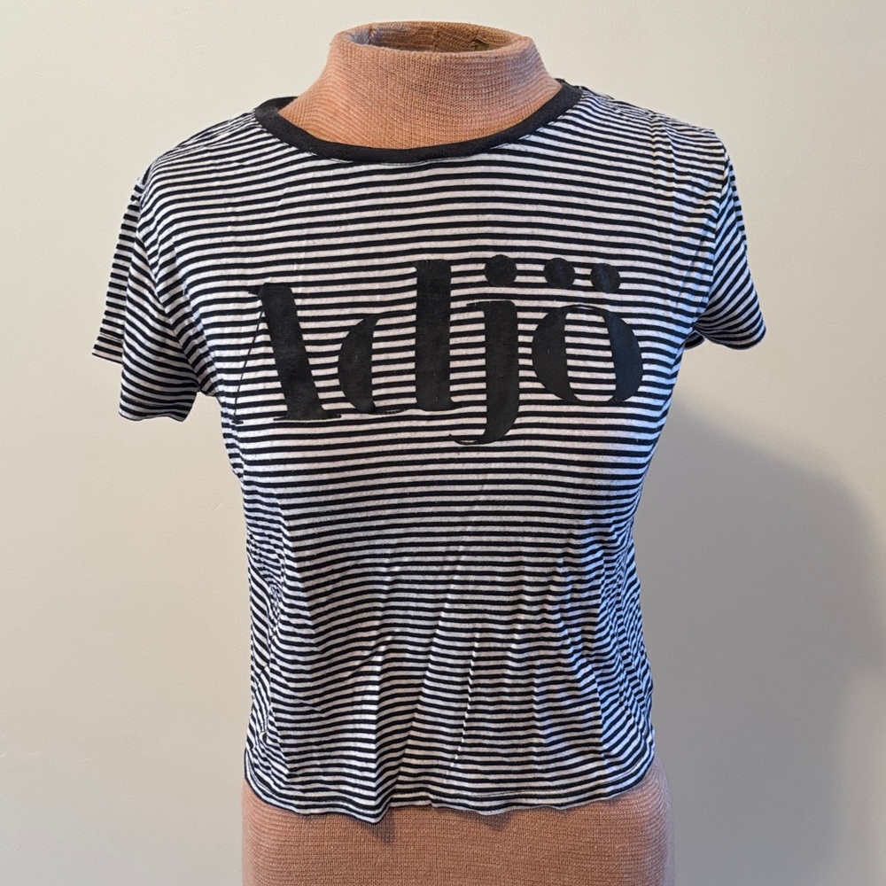 Forever 21 Black and White Striped Tee